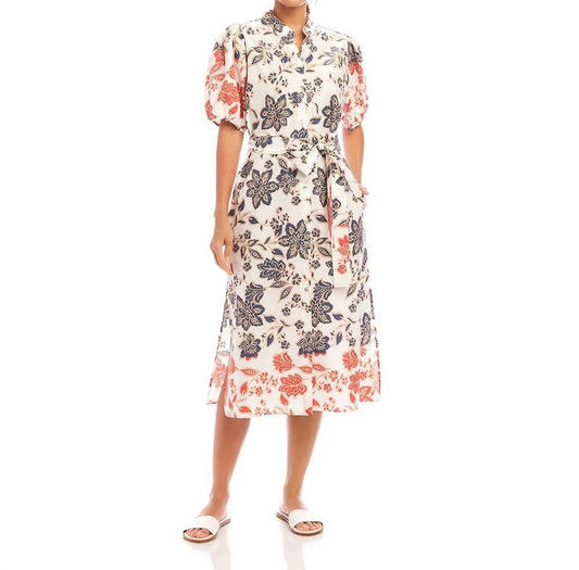 Karen Kane - Puff Sleeve Shirtdress