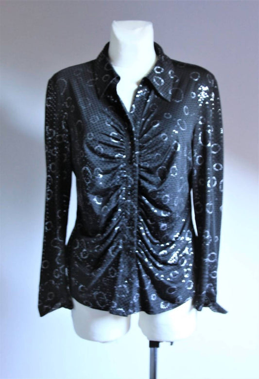 Joseph Ribkoff - Women's Sequin Textured Blouse