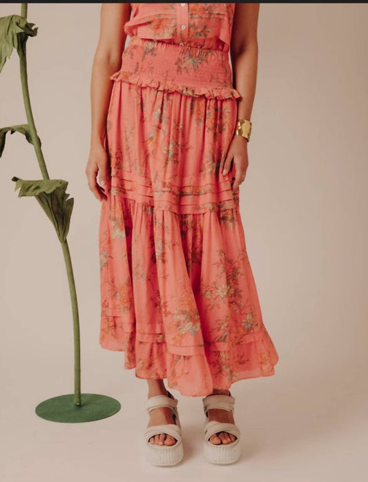 Love The Label - Mayfair Floral Print Skirt