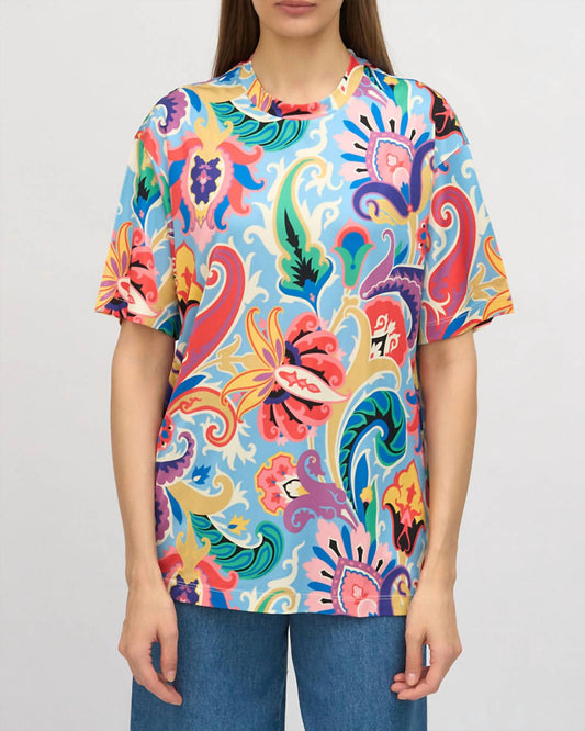 Etro - Printed Viscose Jersey T-shirt