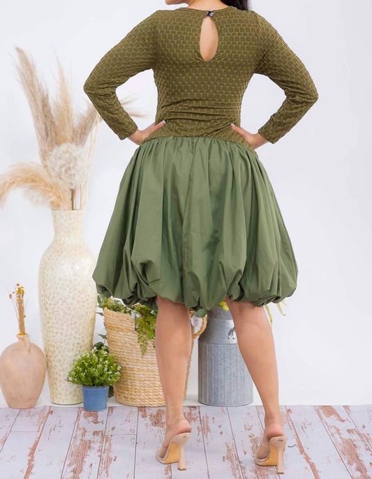 Karen T Design - Balloon Bottom Dress