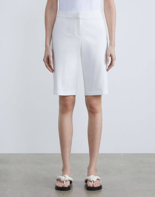Lafayette 148 - Technical Stretch Cotton Bermuda Short