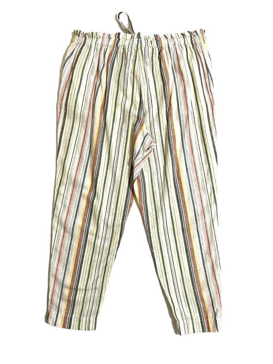 Beachlunchlounge - Giavanna Linen Striped Pants