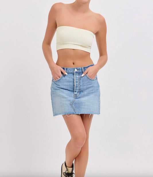 Cello - Mid-Waist Mini Skirt