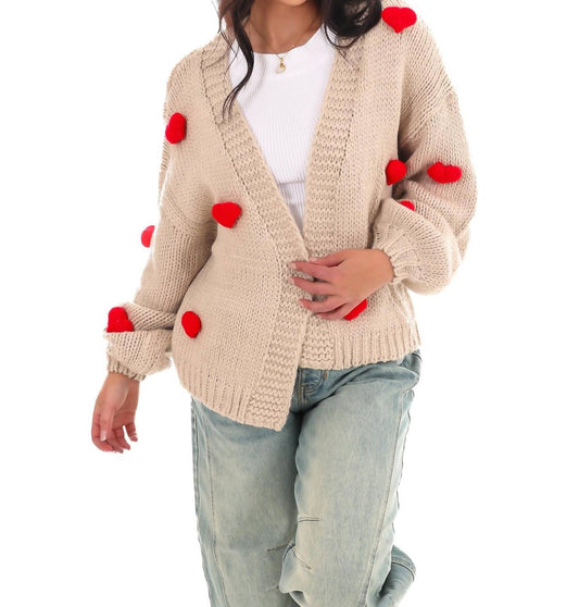 Ee:Some - Heartfelt Knit Cardigan