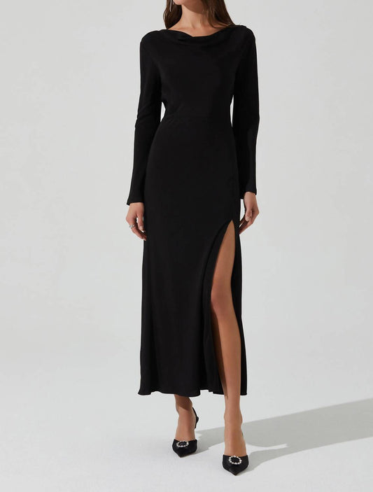 Astr - Decima Cowl Neck Maxi Dress