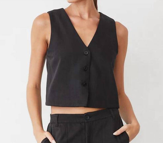 Monrow - Soft Twill Relaxed Vest