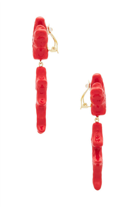 Julietta - Women's Coral Earrings