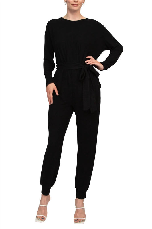 Philosophy - Crew Neck Dolman Long Sleeve Jumpsuit