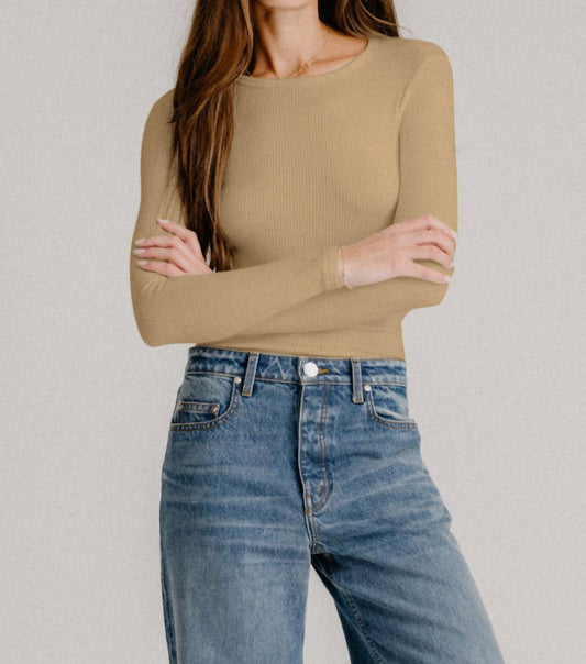 Sablyn - Quincy Long Sleeve Fitted Crewneck Tee