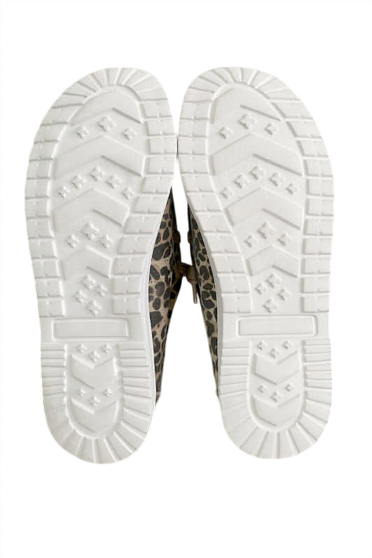 Gypsy Jazz - Women's Leopard Slip On Sneakers