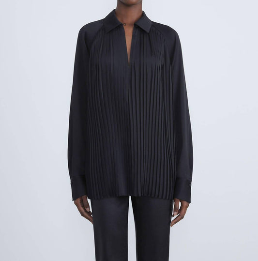 Lafayette 148 - Etienne Satin Long Sleeve Blouse