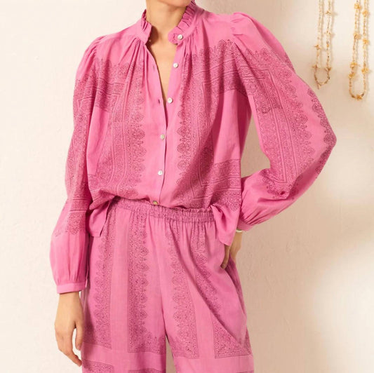 Alix Of Bohemia - Annabel Pansy Tile Shirt