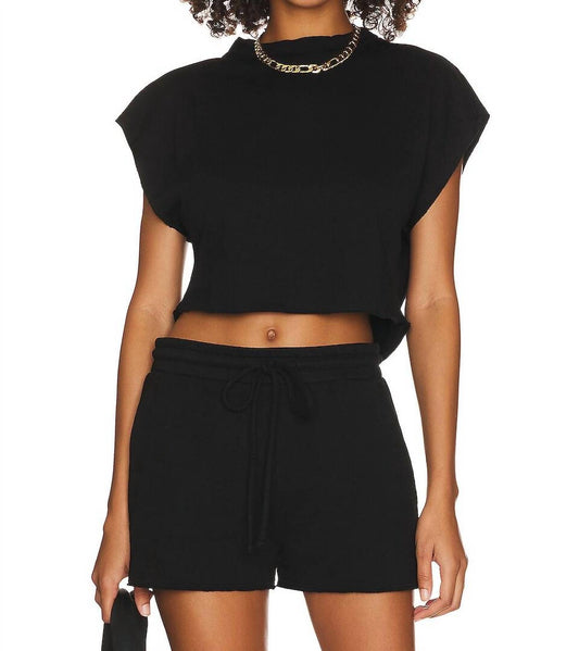 Lanston - Crop Turtleneck Tank