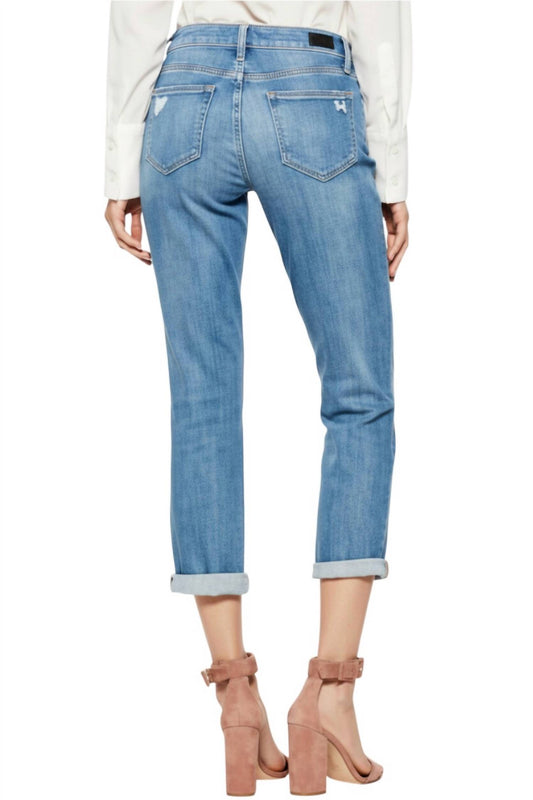 Paige - Women's High Rise Jimmy Crop Boyfriend Jean