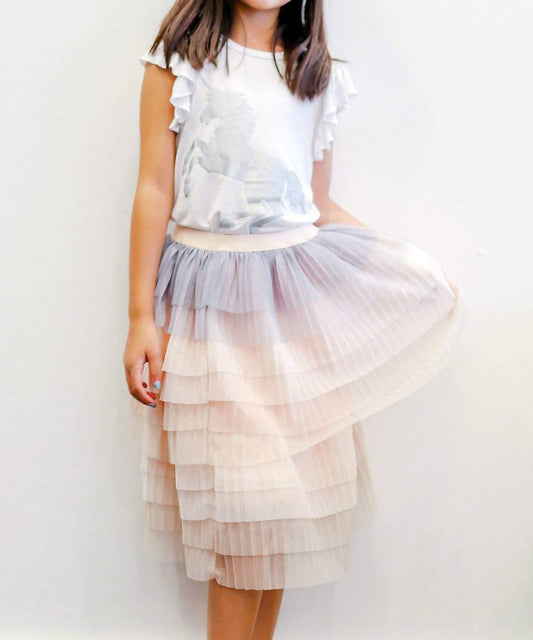 Eva Franco - Girls Cake Tiered Tulle Skirt