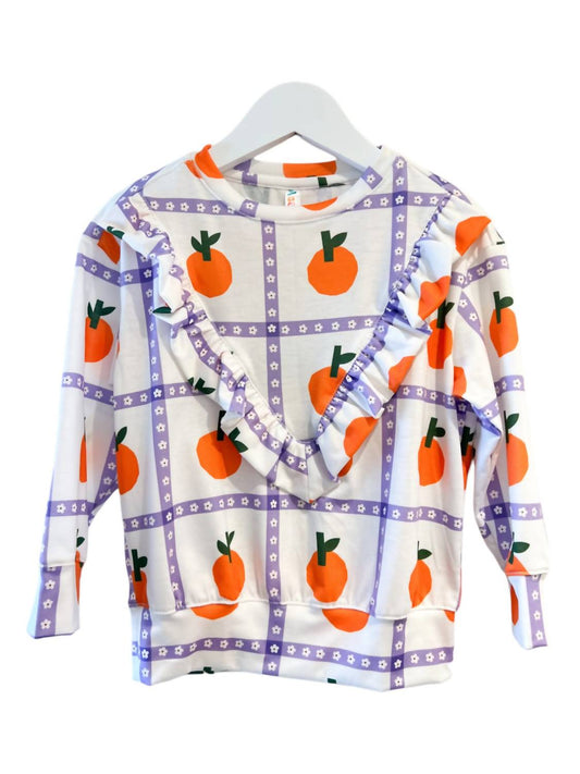 Abril Flores Mil - Girls Long Sleeve Ruffle Shirt