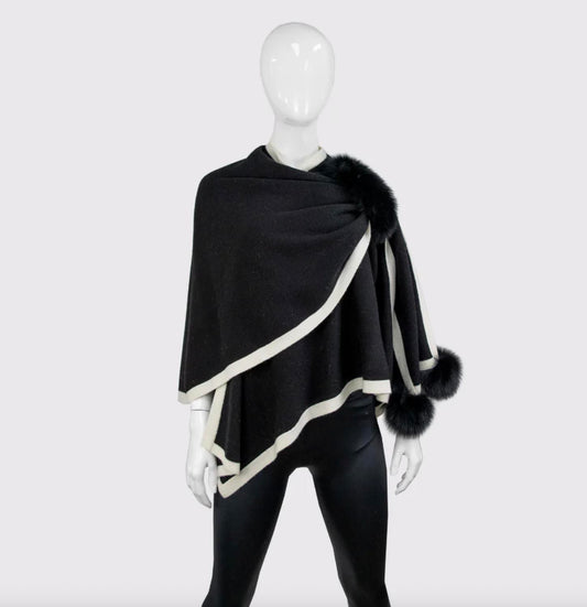 Mitchie'S Matchings - Fox Pom Pull Thru Wrap