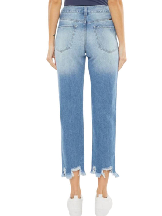 Kancan - High Rise Mom Relax Fit Denim Jeans