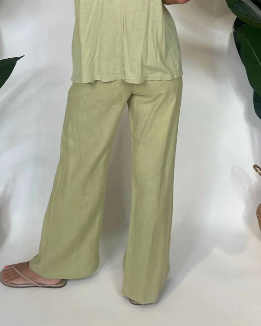 Fresh Laundry - Foldovers Linen Pant