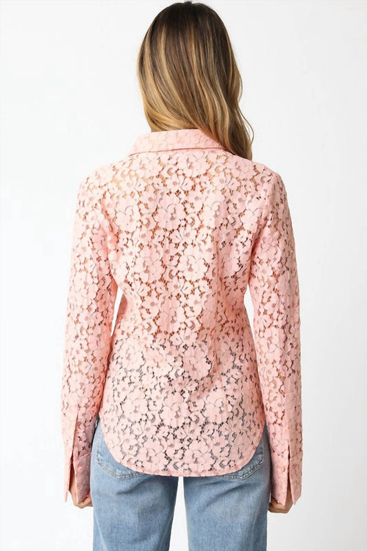 Olivaceous - Celine Lace Blouse