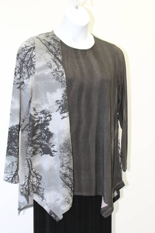 Alembika - Forest Print Top