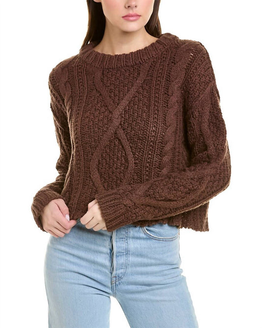 Hannah Banana - Cable Knit Sweater