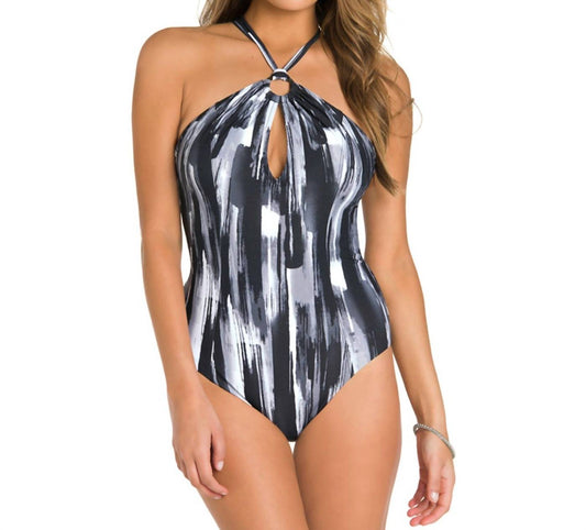 Amoressa - Cross Back One Piece Swimsuit
