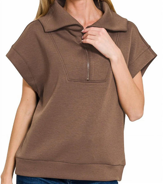 Zenana - Naomi Scuba Half Zip