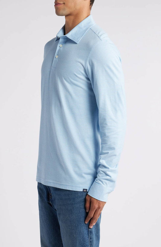 Faherty - Movement Long-sleeve Pique Polo