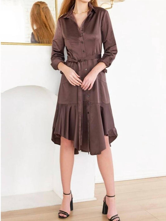 Finley - Leonardo Long tie front dress