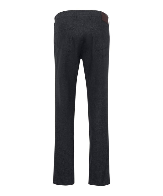 Brax - Men's Woolook Herringbone Chuck Five Pocket Trousers