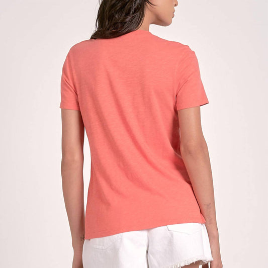 Elan - Ciao Bella Scoop Neck Tee Shirt