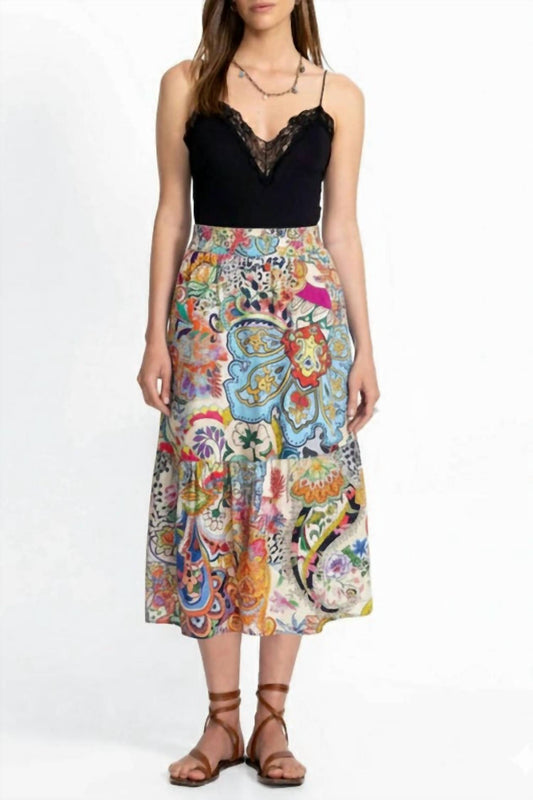 Johnny Was - JANIE FAVORITE SINGLE TIERED SKIRT