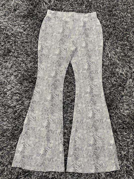 Snake Polyester Bell Pants
