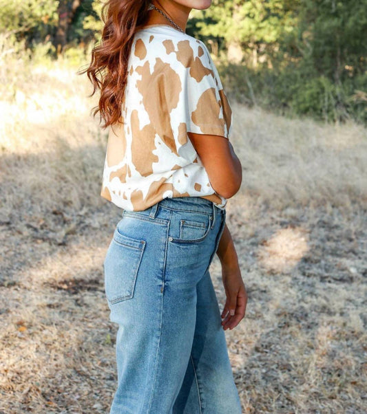 Grace + Emma - Living Better Western Cowgirl Short Sleeve Top