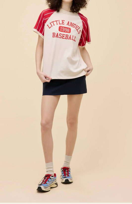 Daydreamer - Little Angels Baseball Raglan Short Sleeve Tee