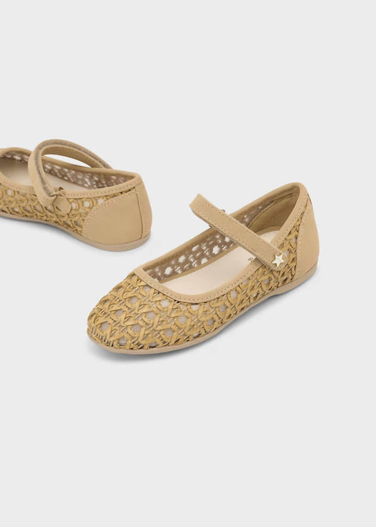 Mayoral - Girl's Woven Ballet Flats