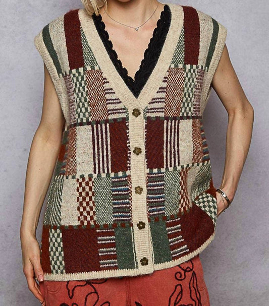 Pol - Charm V-neck Sweater Tank