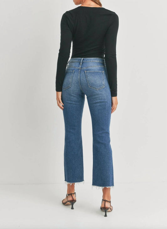 Just Black Denim - Vintage Crop Flare Jean