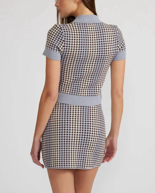 Lucy Paris - Vivian Collared Knit Top