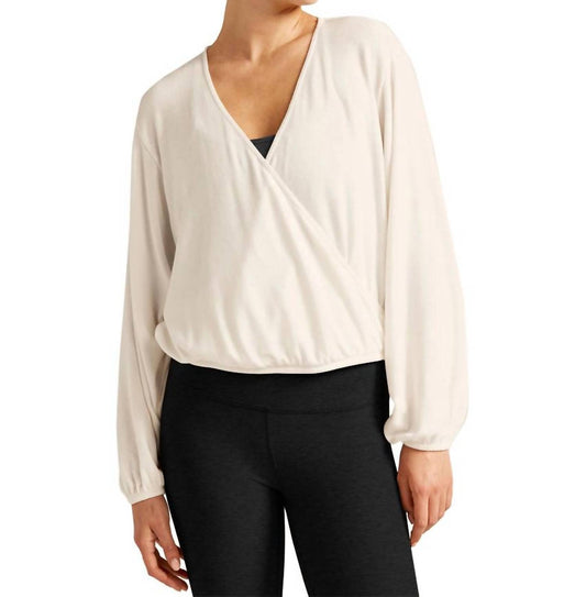 Beyond Yoga - Wrapped Up Pullover Top