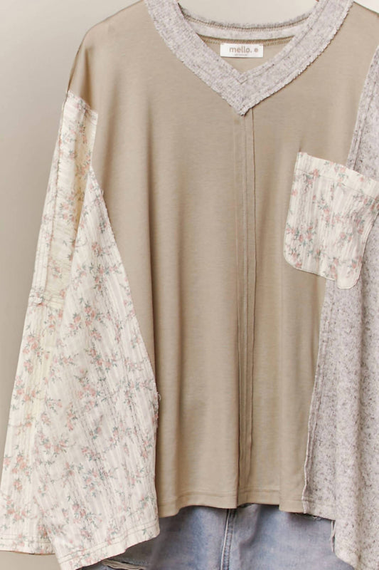 Mello - Women's Patchwork Junie Top