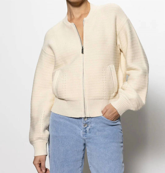Sanctuary - Knitted Bomber Jacket