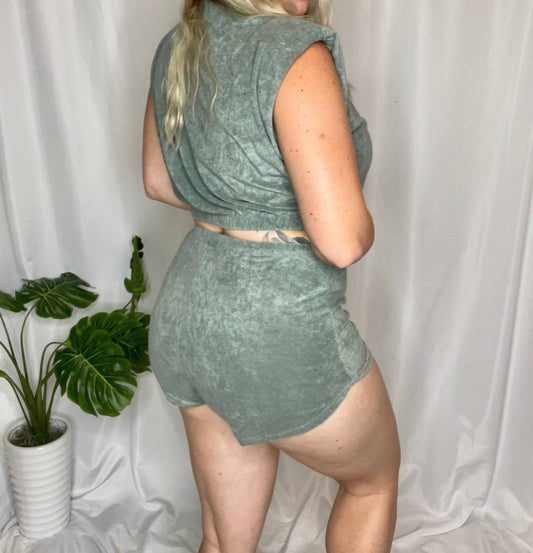 Mable - Stay Chill Lounge Cropped Tank