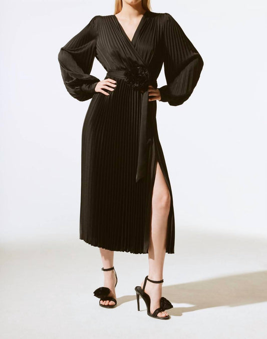 Joseph Ribkoff - Pleated Midi Dress