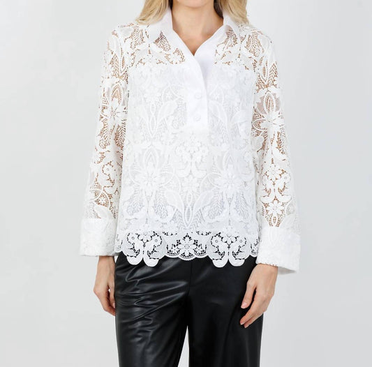 Hinson Wu - Aileen Sleeve Lace Shirt