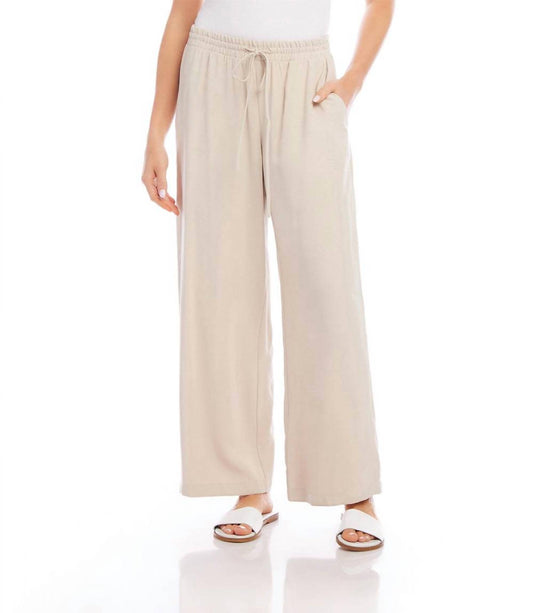 Karen Kane - Drawstring Wide Leg Pants
