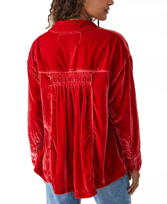 Free People - Marianne Velvet Blouse