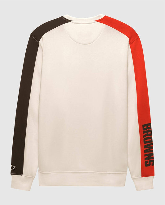 Starter - Men's Cleveland Browns Team Crew Long Sleeve Shirt